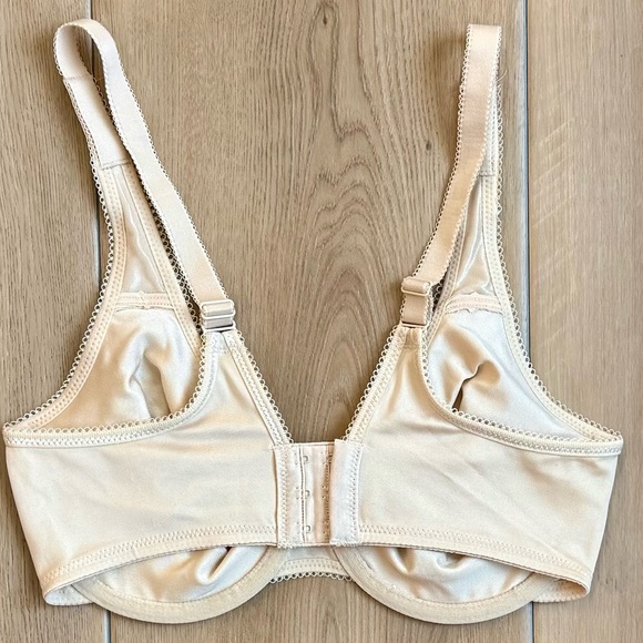 NWT Wacoal Basic Beauty Unlined Underwire Full Coverage Bra in Sand 34D - Picture 8 of 10